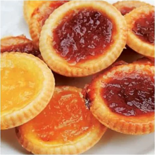 Ταρτάκια με διάφορες μαρμελάδες