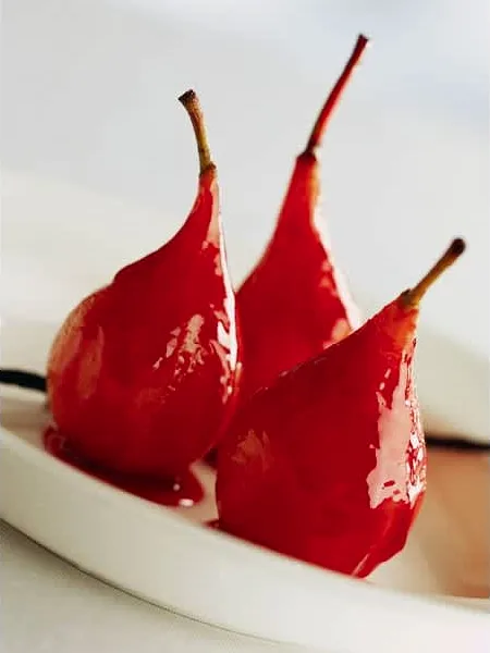 μαρέγκες σοκολάτας με μήλα και αχλάδια