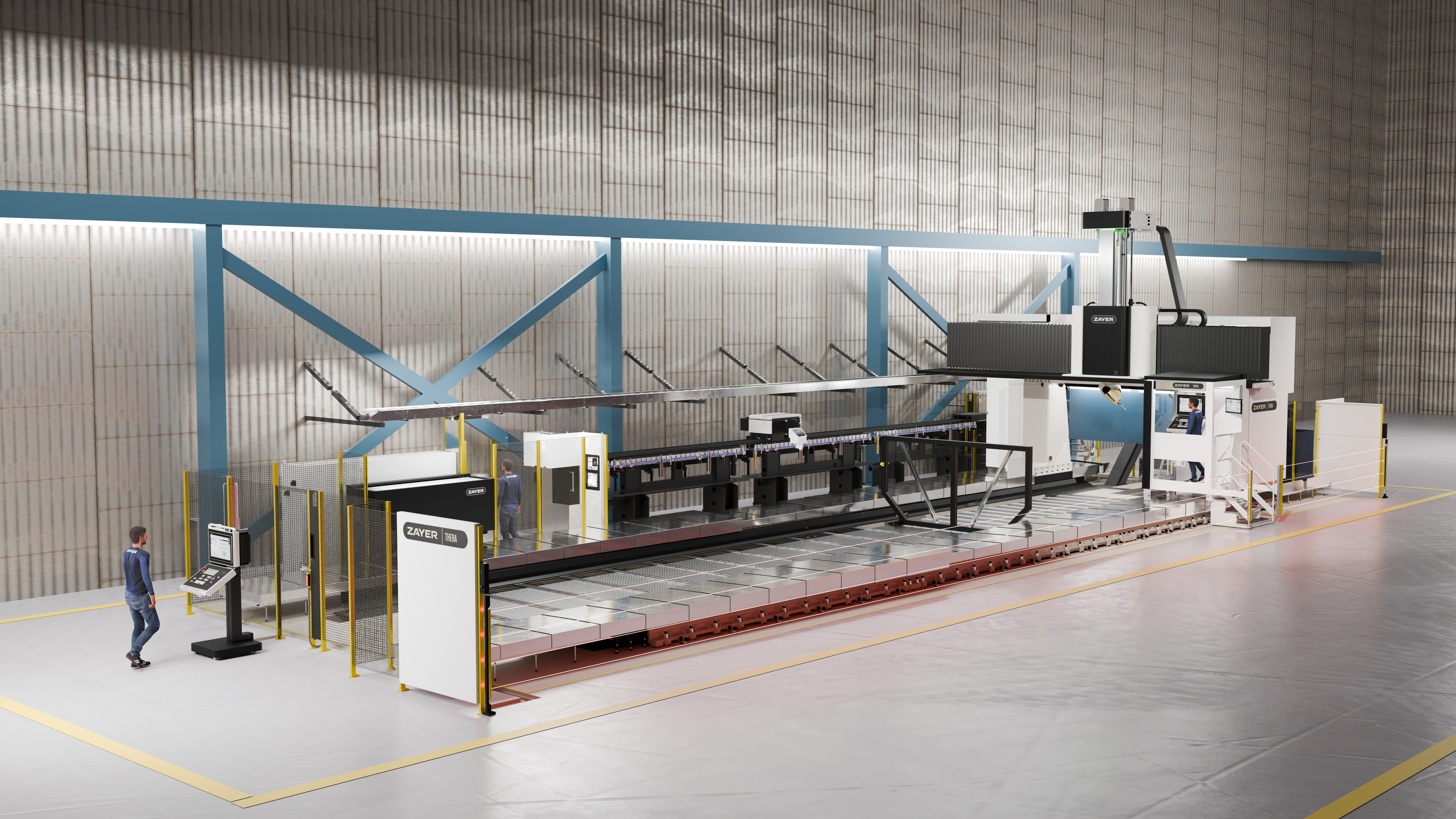 FRESADORA GANTRY5 EJES CONTINÚOS ZAYER THERA 18000