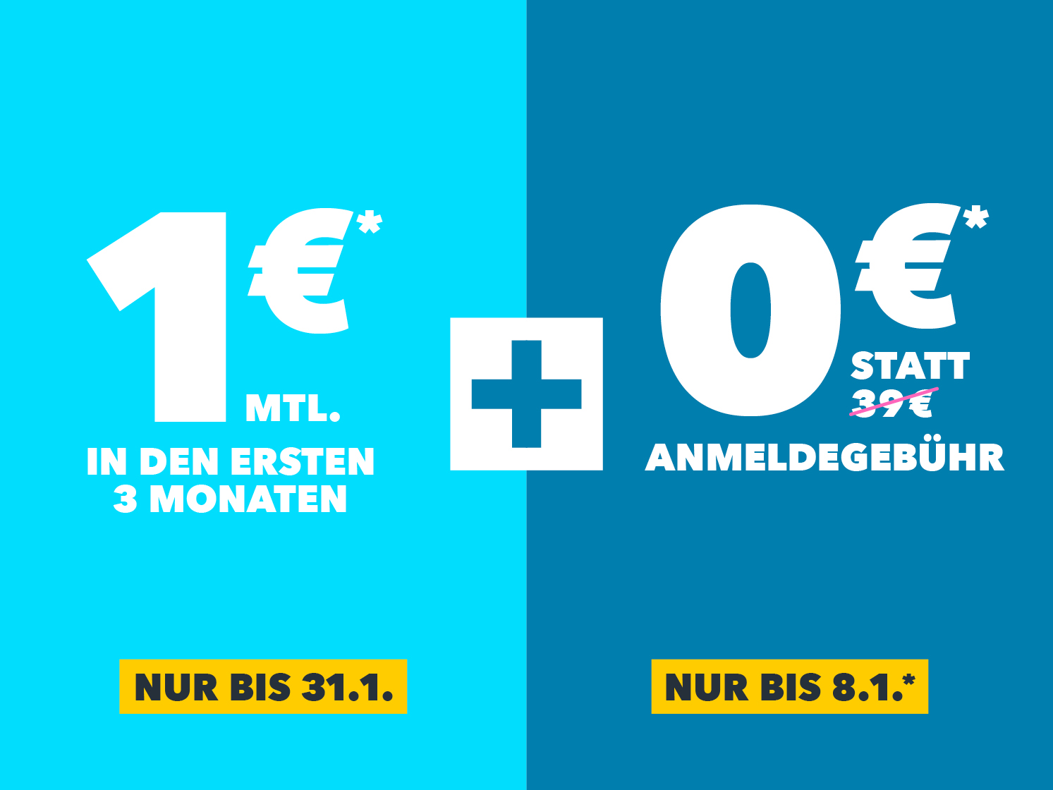 text-auf-bild-ein-euro-monatlich-in-den-ersten-drei-monaten-nur-bis