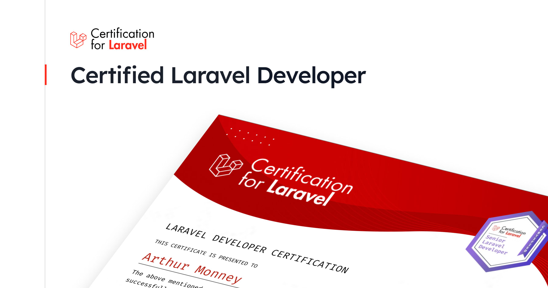 J’ai obtenu la certification Laravel Senior Developer