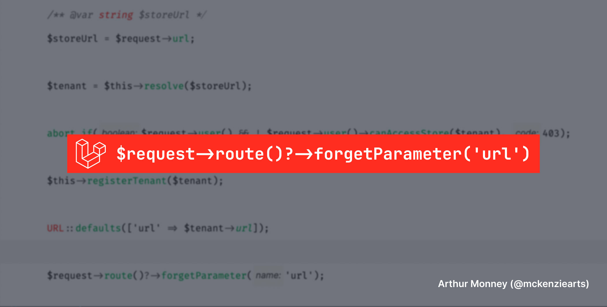 Route model binding et multi-tenancy sous Laravel : résoudre le conflit avec forgetParameter()