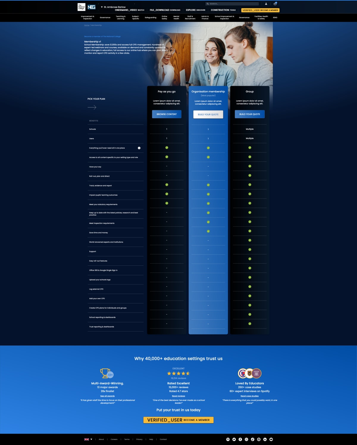 Membership Alt