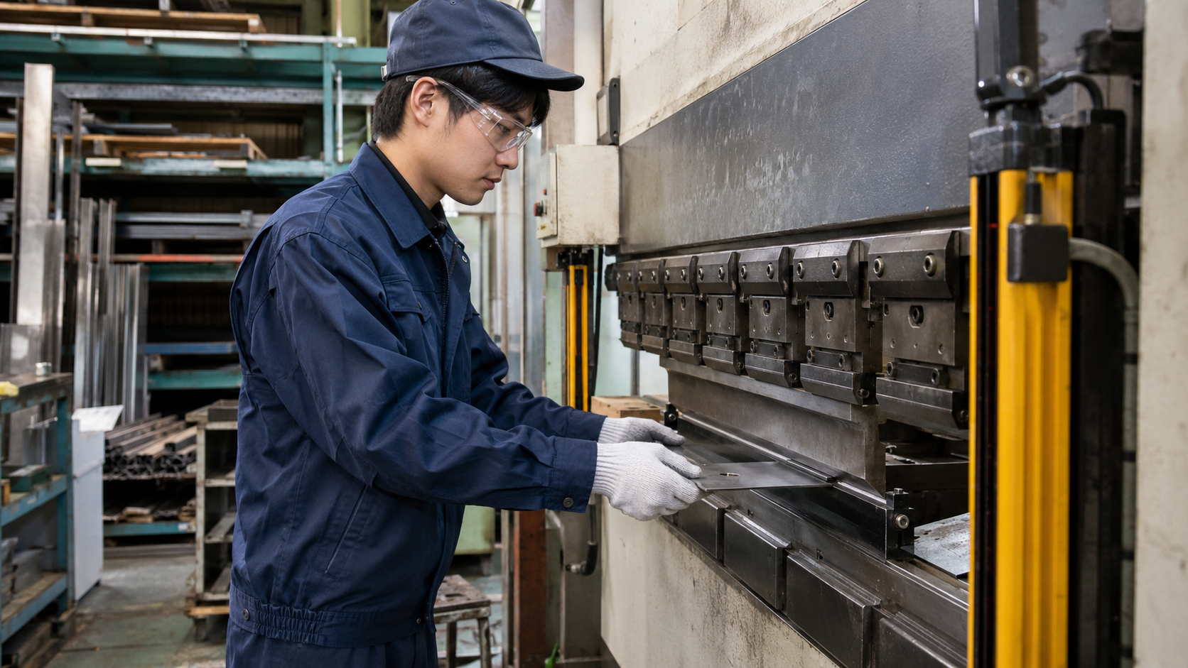 株式会社新昭鋼機 プレス工の仕事イメージ