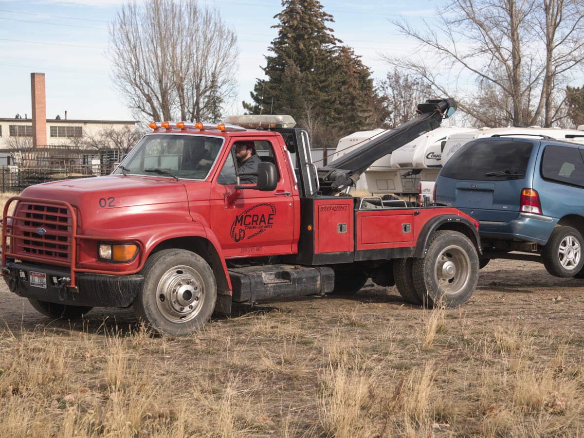 McRae Towing and Recovery junk vehicle removal.