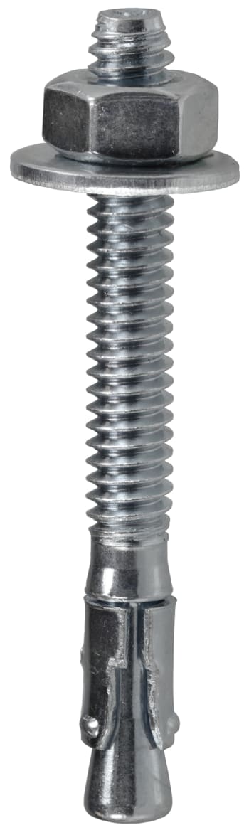 Threaded Insert 3/8 Inch 16, 1  Zinc Plated Screw-In Nut for