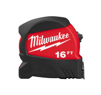 25 ft Red/Black Wide Blade Magnetic Tape Measure by Milwaukee at