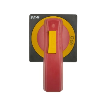 EATON Bussmann CCP2-H4X-R3L Counterclockwise Left Medium Pistol Handle,  4-1/2 in L, Red/Yellow