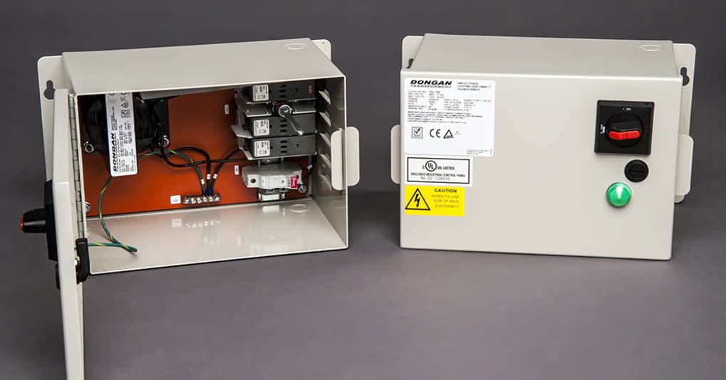 Dongan Transformer Lighting Disconnects for Control Panel Lighting
