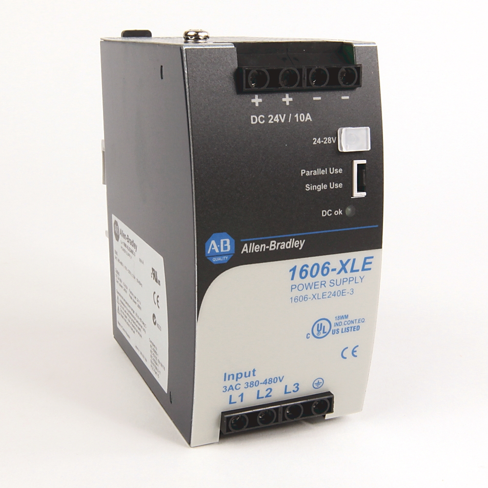 thumbnail interactive-video image 1 of Allen-Bradley 1606-XLE240E Series C DC Power Supply – New Factory Sealed 1 of 2
