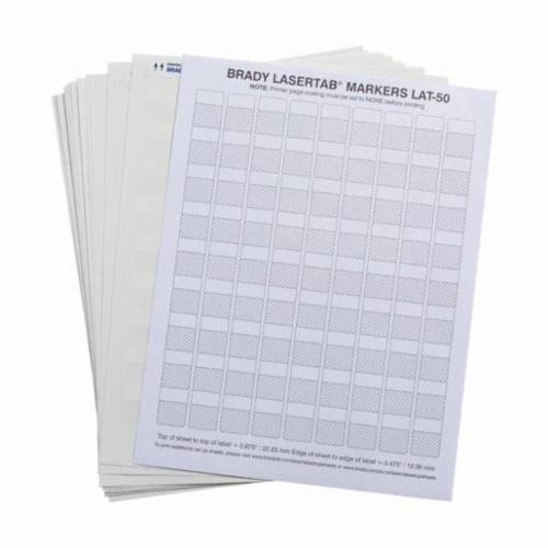 Buy Brady LAT 16 361 1, White Self Laminating Polyester Label   Mega Depot