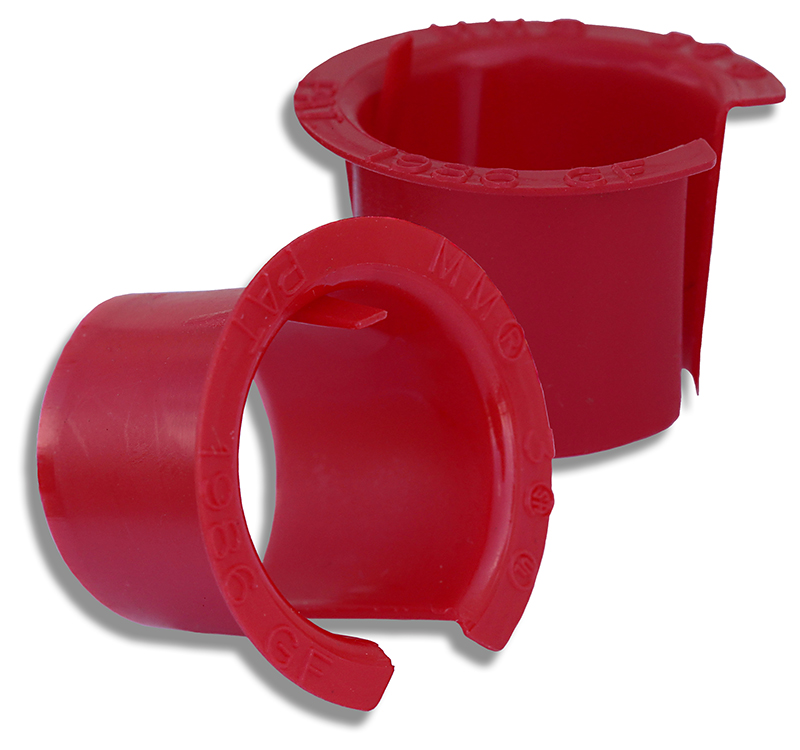 0 Anti-Short Conduit Bushing, 5/16 in Conduit, 12 to 2 AWG, 14 to 2 AWG, 14  to 3 AWG AC Cable, Plastic