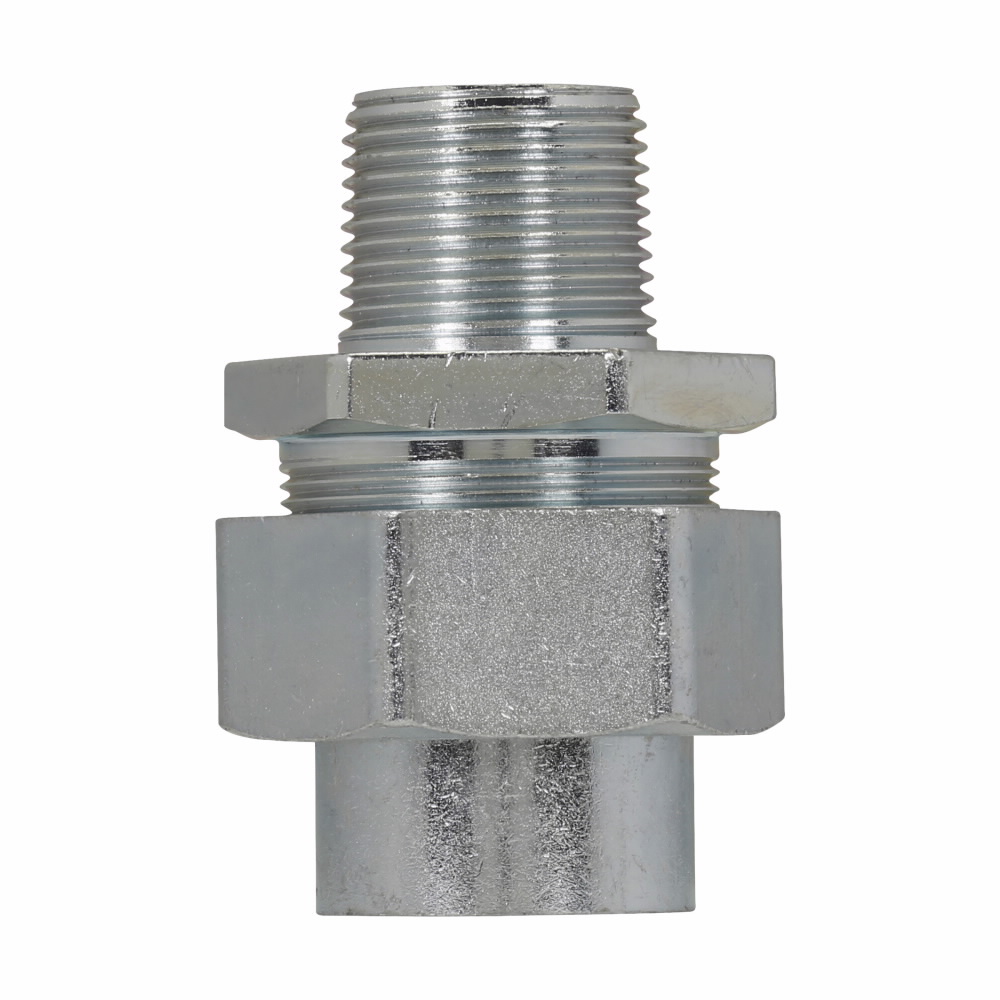 EATON Crouse-Hinds UNY215 SA Explosionproof Conduit Union, 1/2 in Female x  3/4 in Male, 90/180 deg, Aluminum