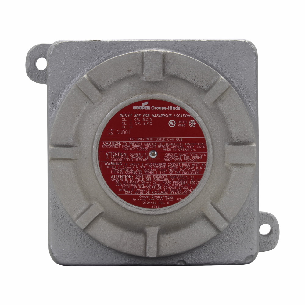 スーパーセール 半額タイムセール Eaton Crouse-Hinds series GUB01 SA ATEX | McNaughton-McKay 小物
