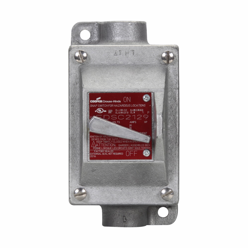 Eaton Crouse-Hinds series EDSC2129 GB | The Reynolds Company Eaton Crouse-Hinds series EDSC2129 GB | The Reynolds Company