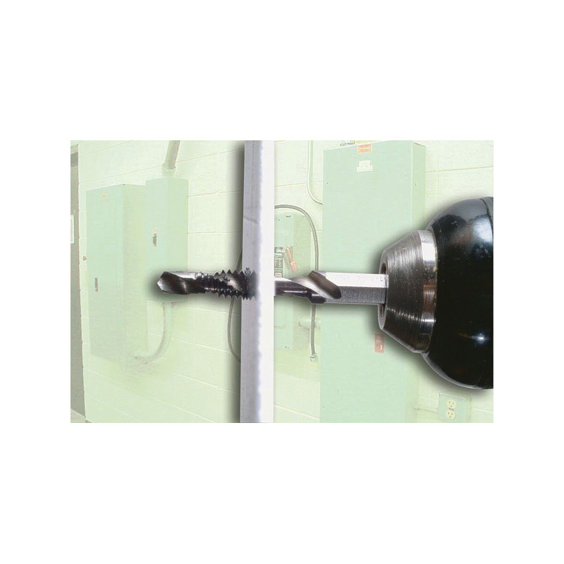 Greenlee DTAP10-32 Combination Drill & Tap Bit – 10-32NF, High-Speed Steel, Hex Shank