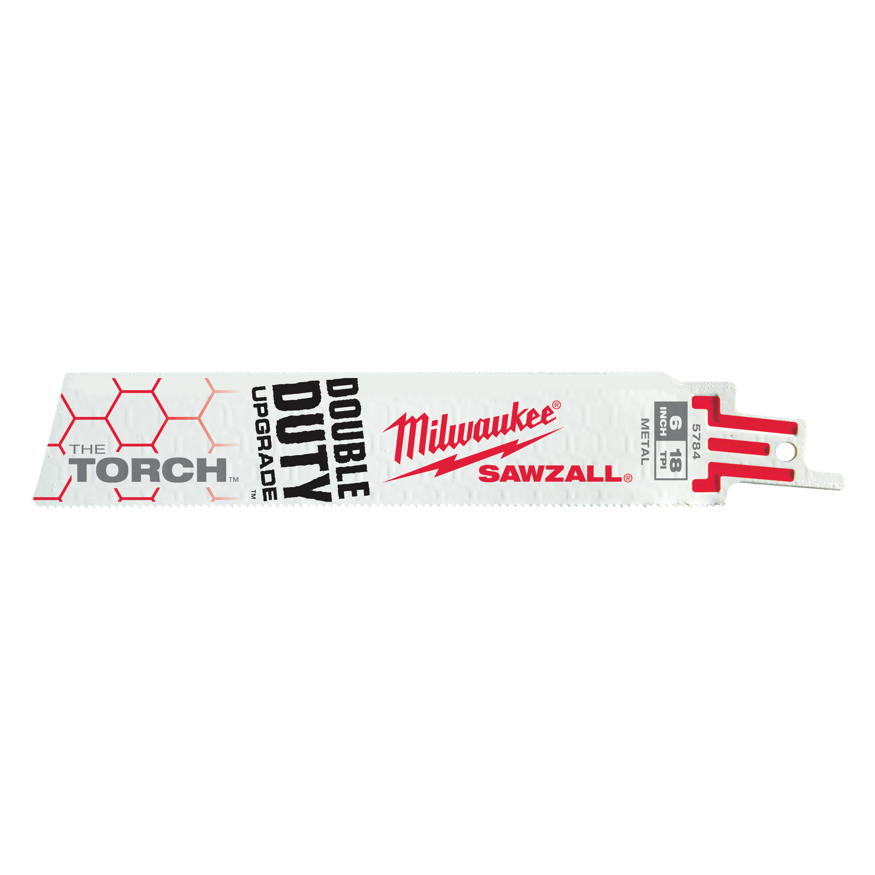 Milwaukee The Torch Sawzall Blades - 6" 18 TPI, 100-Pack (48-01-7784)