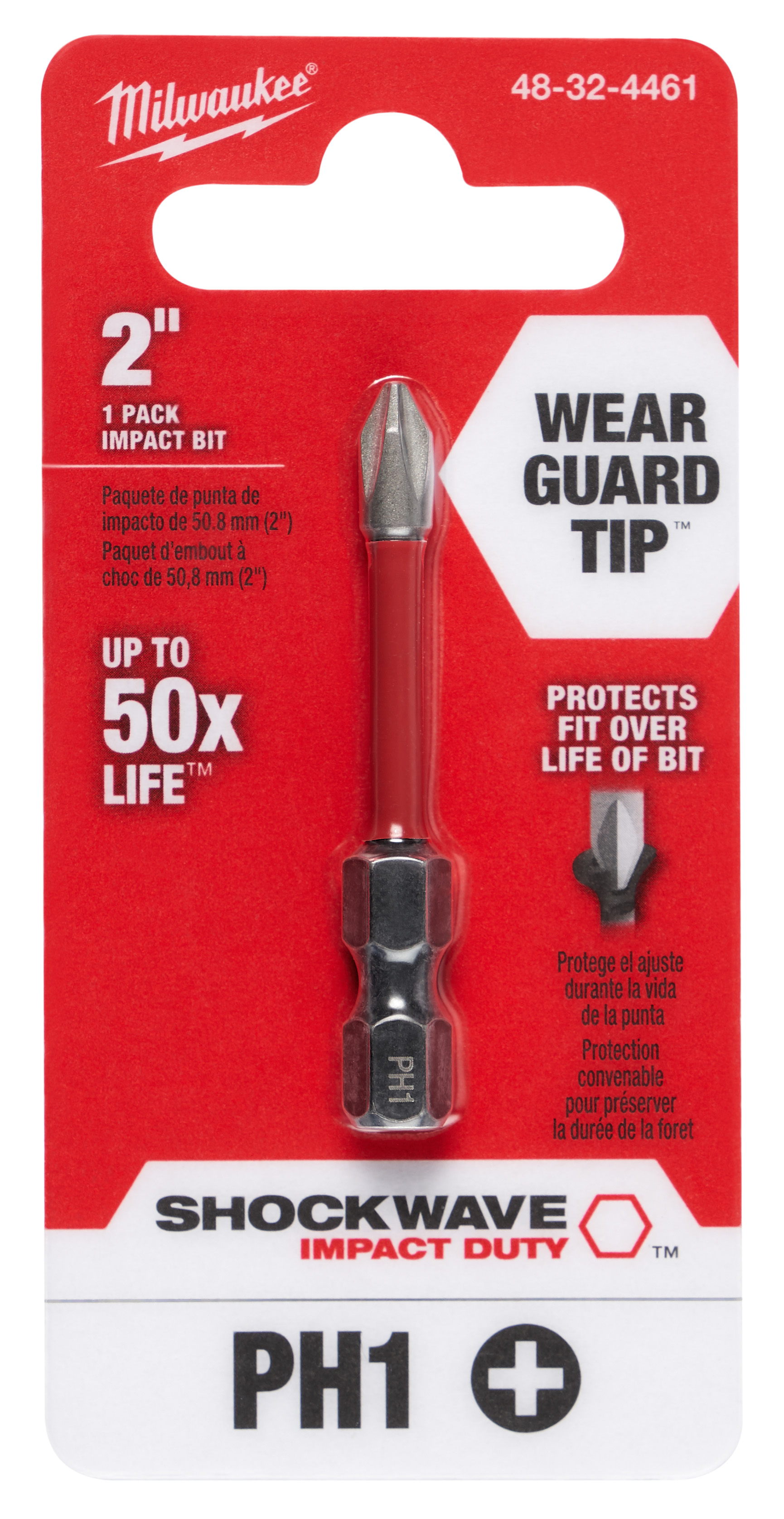 Milwaukee Tool Part # 48-32-4461 - Milwaukee Shockwave Impact Duty