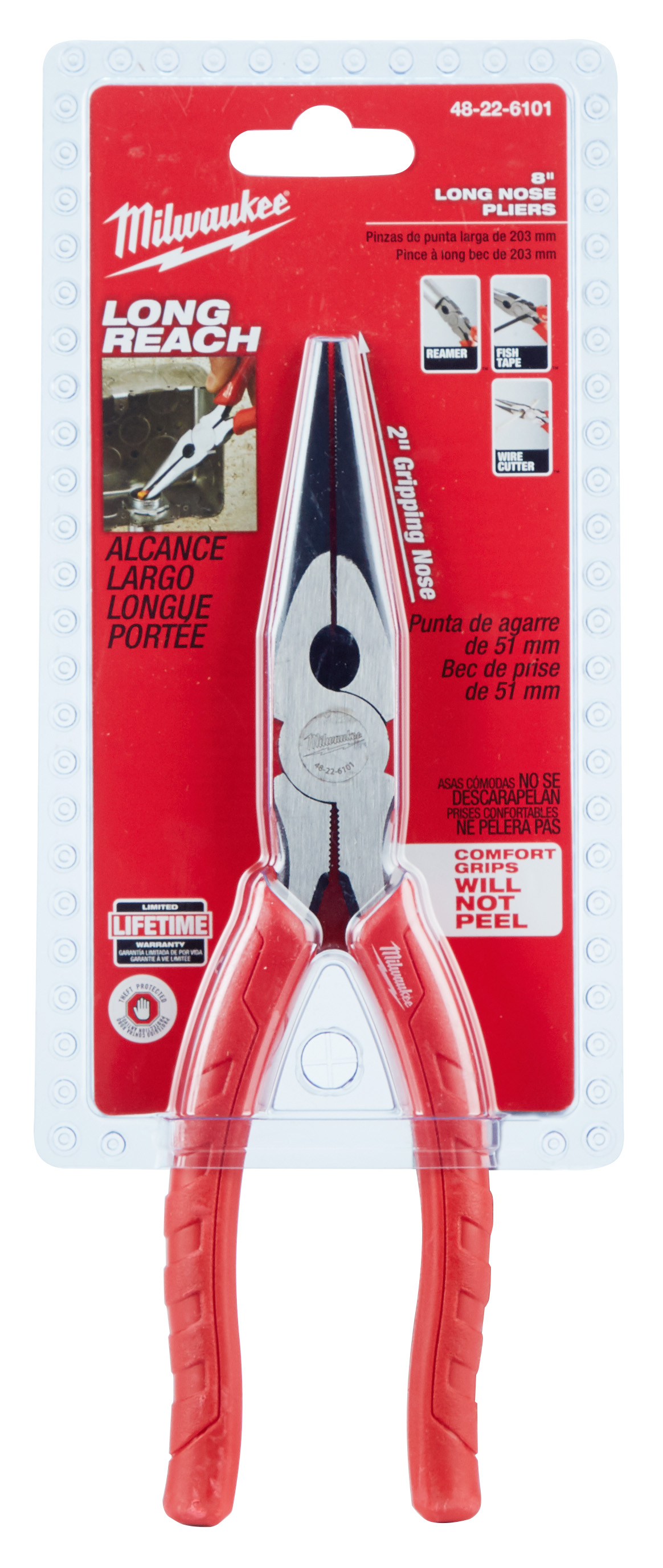 Milwaukee 48-22-6501 Long Nose Pliers