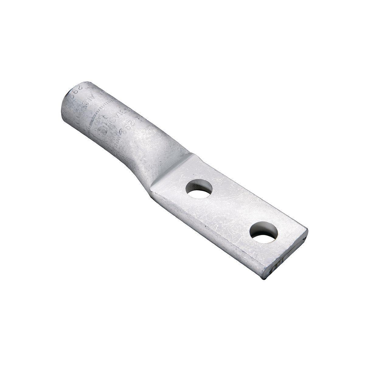 HYLUG™ YA39A5 YA-A 2-Hole Uninsulated Compression Lug, 700 kcmil Aluminum/Copper Conductor, Die Code: 936, 1/2 in Stud, Aluminum HYLUG™ YA39A5 YA-A 2-Hole Uninsulated Compression Lug, 700 kcmil Aluminum/Copper Conductor, Die Code: 936, 1/2 in Stud, Aluminum
