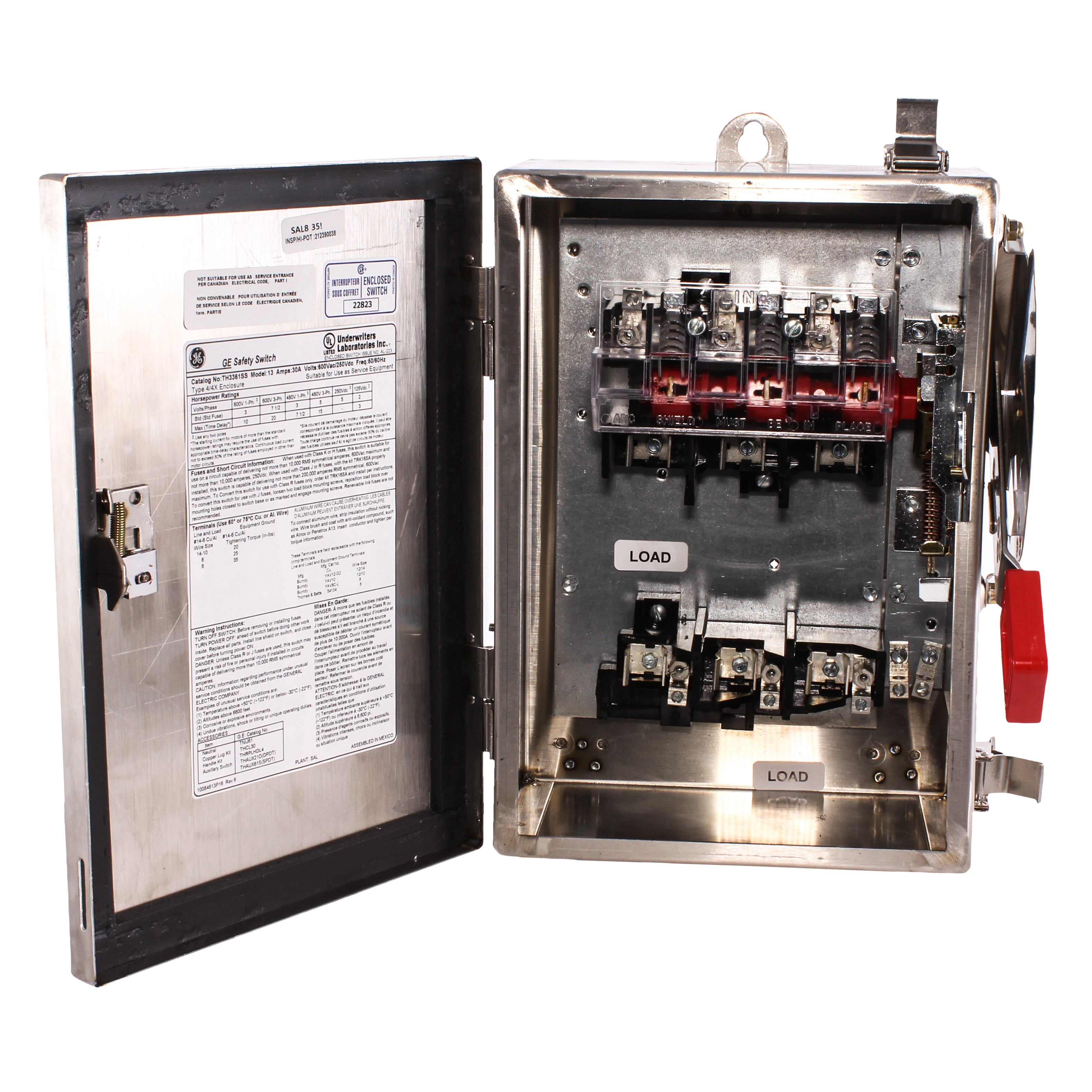 GE TH3361SS | McNaughton-McKay GE TH3361SS | McNaughton-McKay