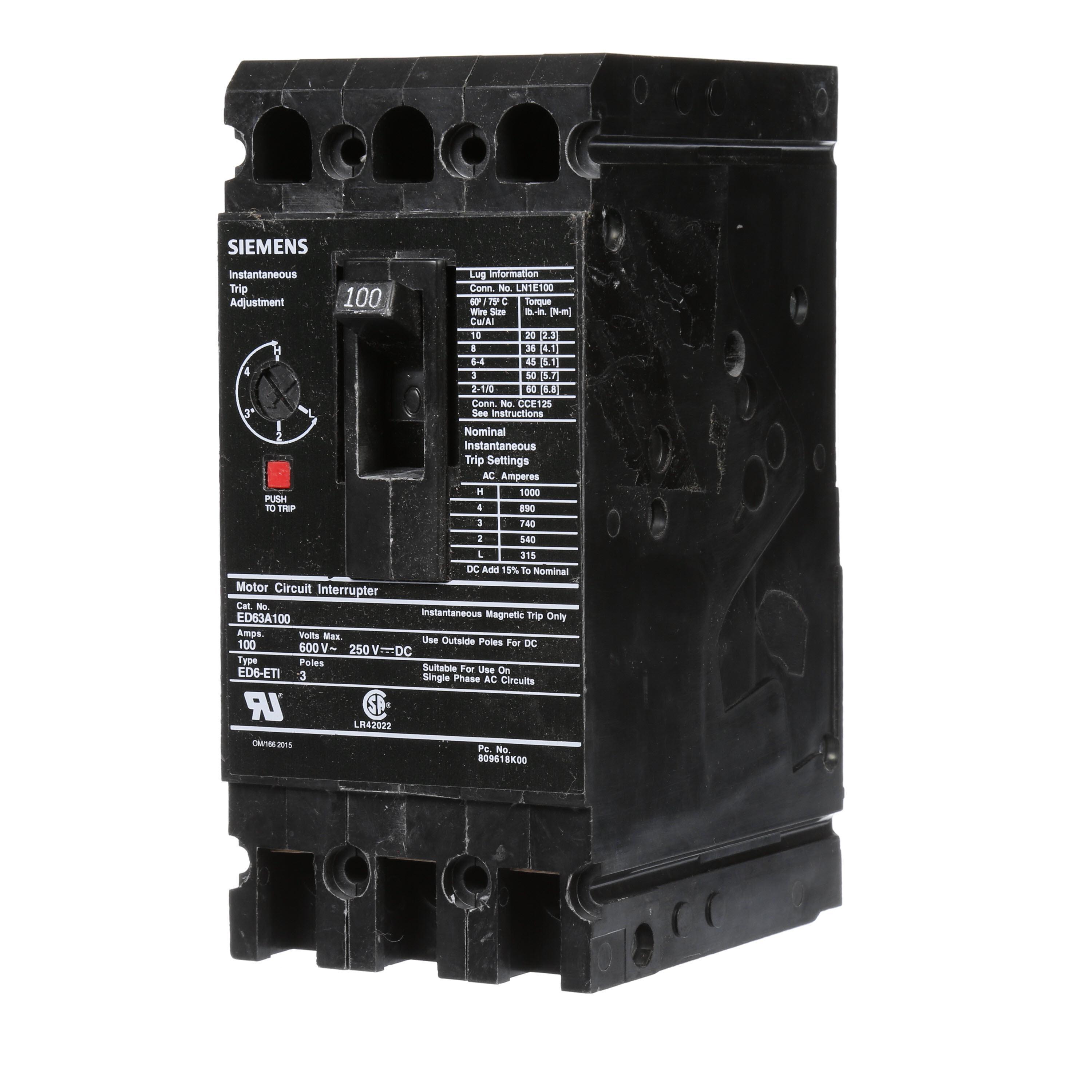 Siemens ED63A100 | McNaughton-McKay