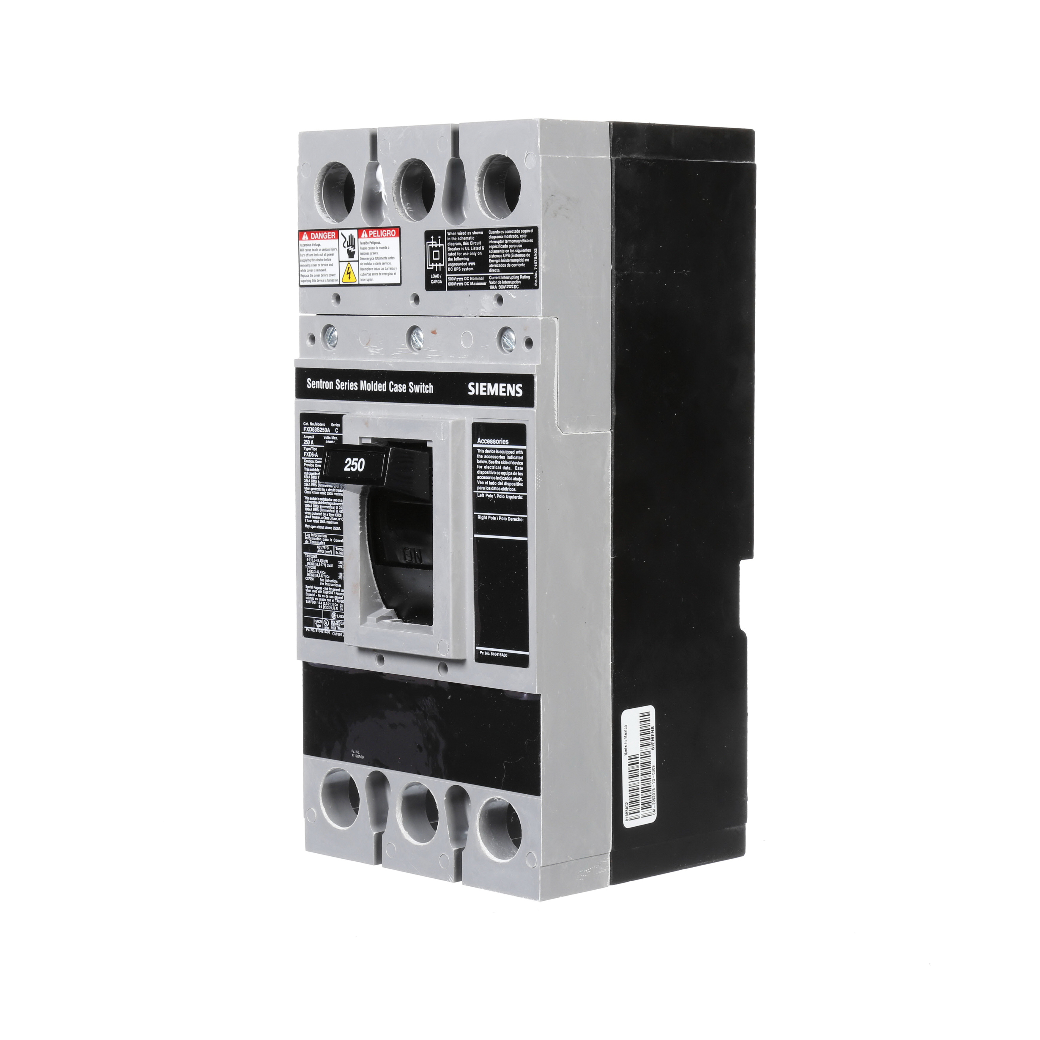 Siemens FXD63S250A | McNaughton-McKay