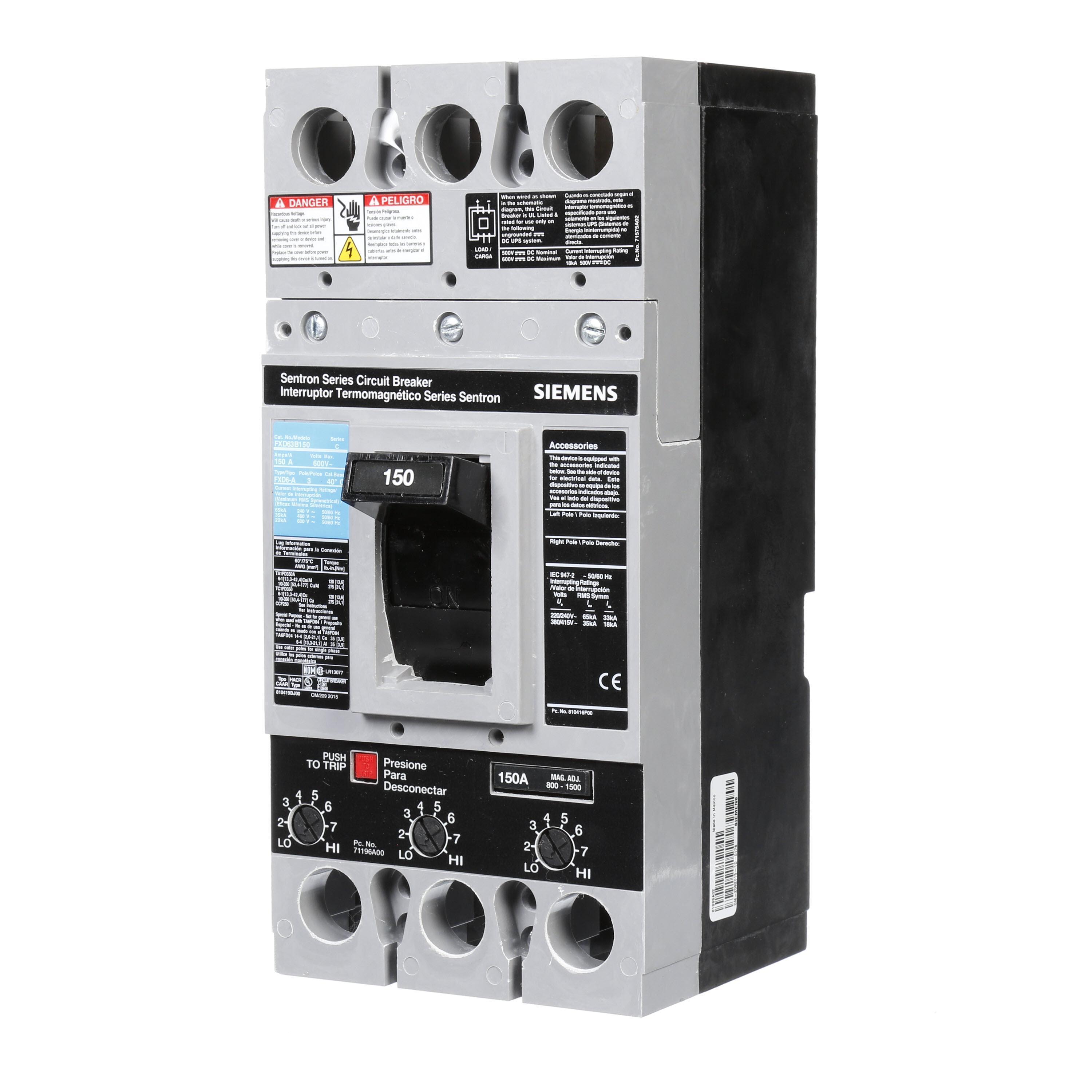 Siemens FXD63B150 | The Reynolds Company
