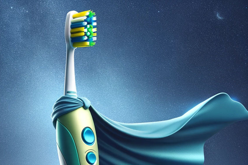 Sonic Toothbrush As Superhero? Hmmm…