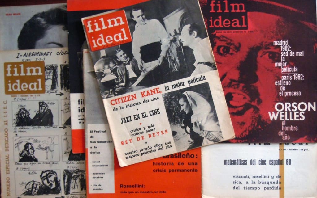 JM Latorre - Elegía a una especie en vías de extinción - Portadas de la revista Film Ideal