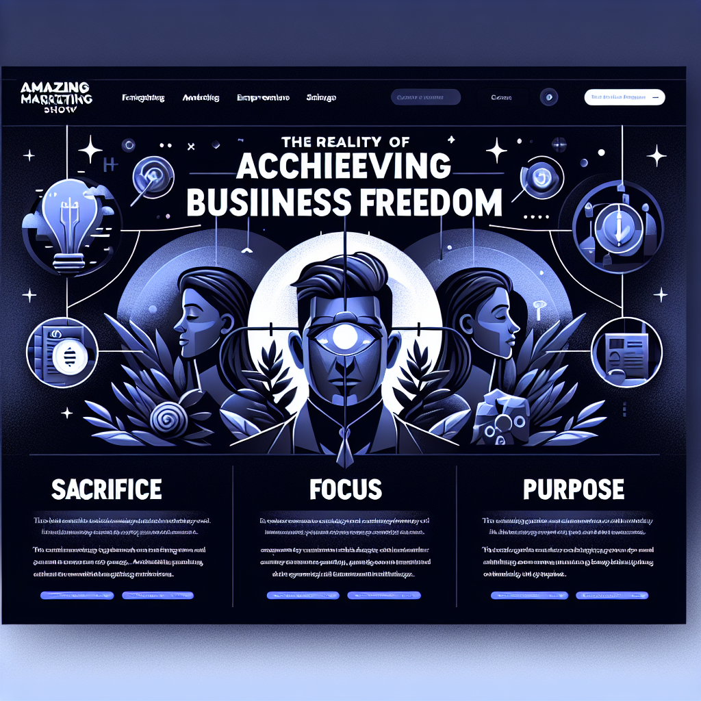 The Reality of Achieving Business Freedom