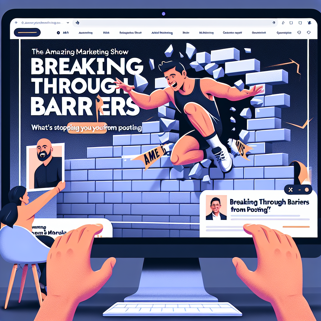 Breaking Through Barriers: What's Stopping You From Posting