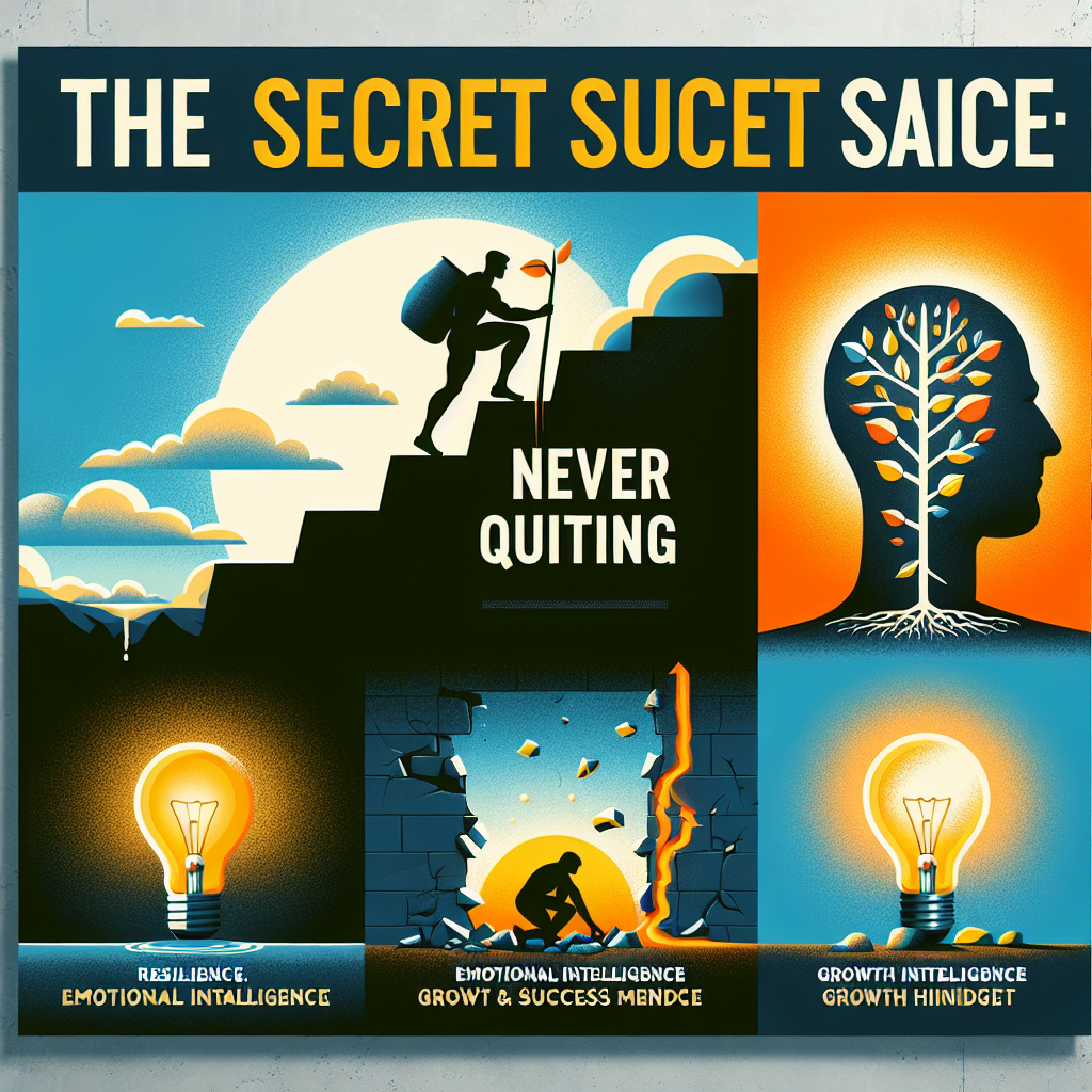 The Secret Sauce of Mental Toughness: Never Quitting