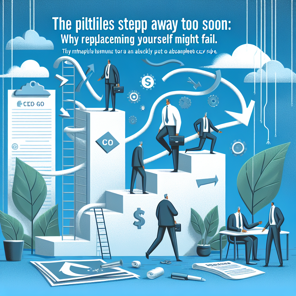 The Pitfalls of Stepping Away Too Soon: Why Replacing Yourself Might Fail
