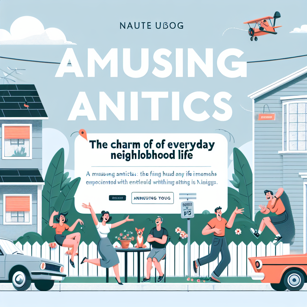 Amusing Antics: The Charm of Everyday Neighborhood Life