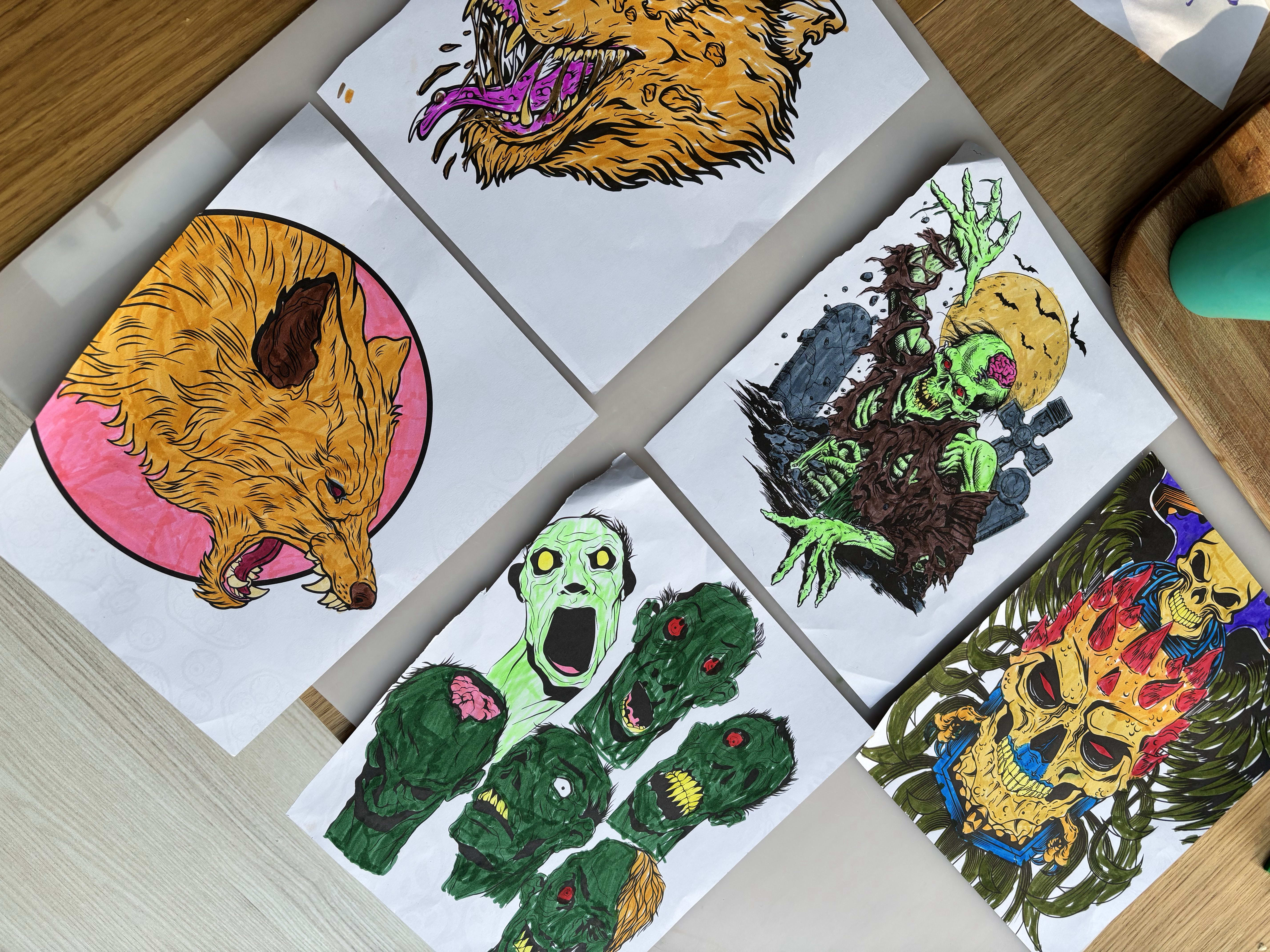 Color Your Nightmares: A Colouring Book Review