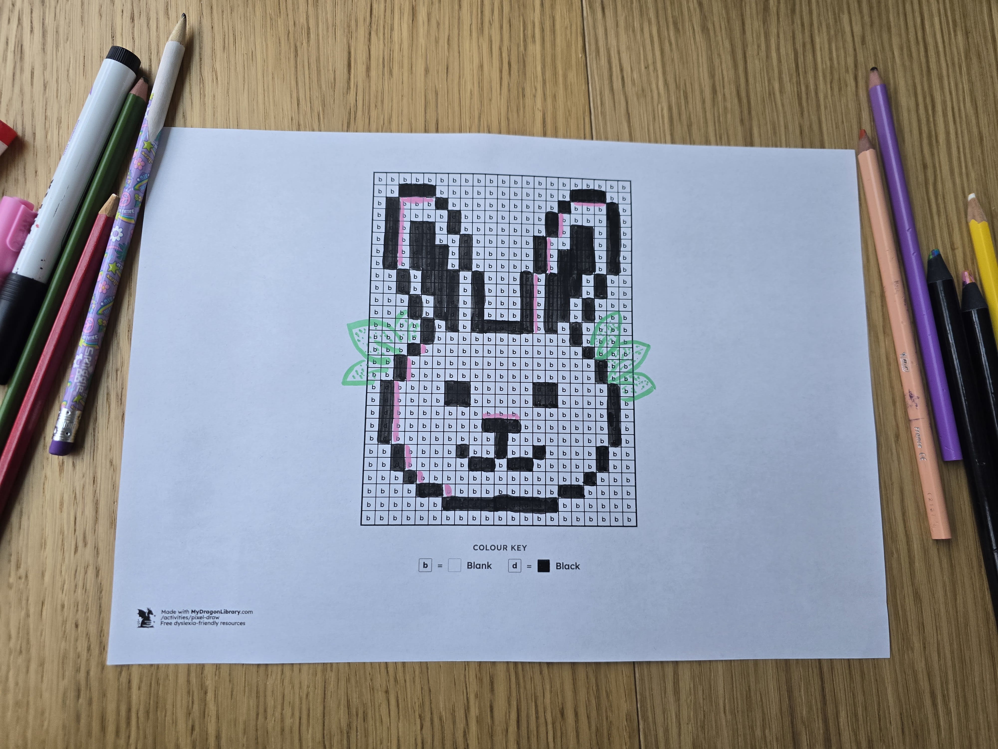 Easter Pixel Art: A Fun Way to Practice Tricky Letters