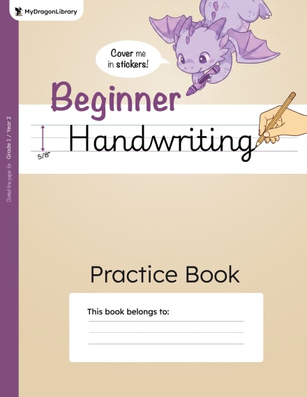 Beginner Handwriting Notebook cover