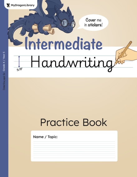 Intermediate Handwriting Notebook cover