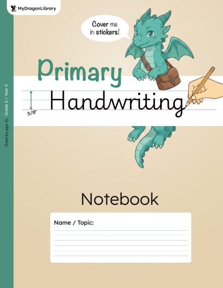Primary Handwriting Notebook cover