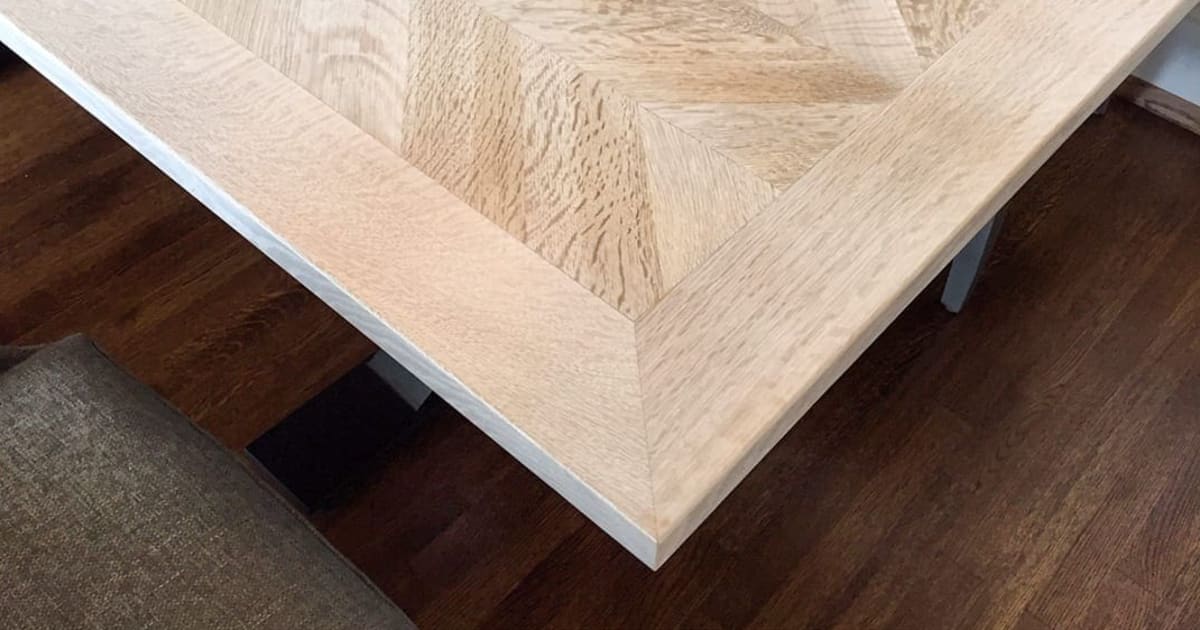 Chevron Table Details — MDM Design Studio | MDM Design Studio