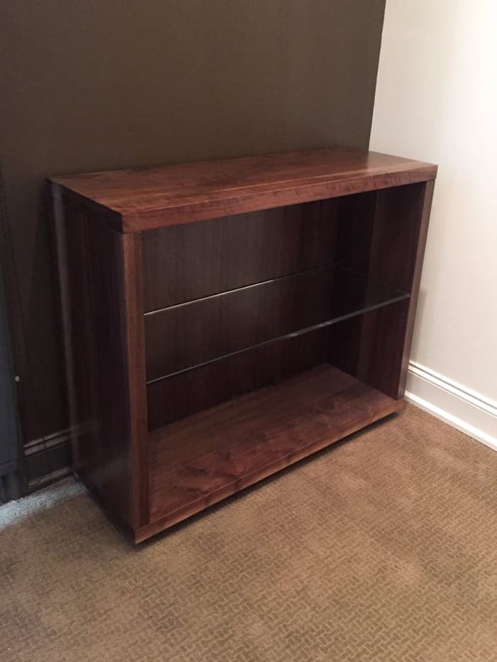 Walnut Shelving
