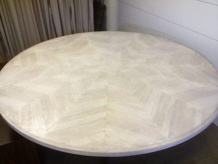 Patterned White Oak Table Top