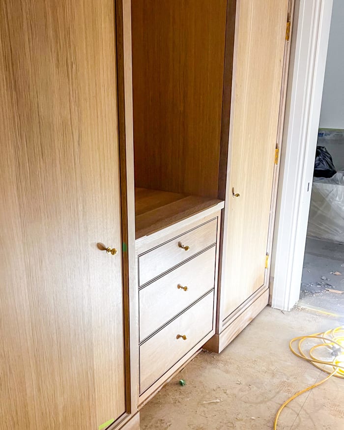 Hallway Built-In Cabinetry Installation