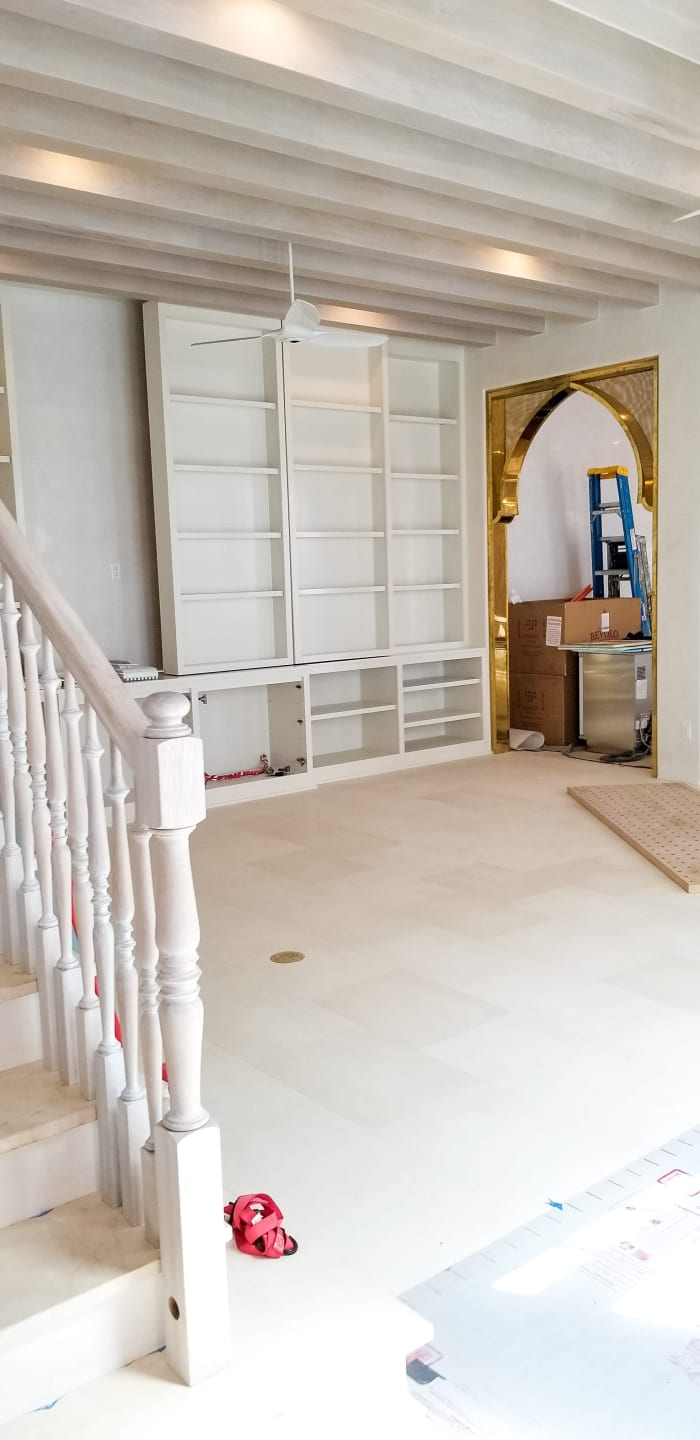 Golden Alys Beach Living Room Shelving