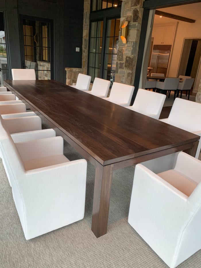 14 Foot Walnut Dining Table