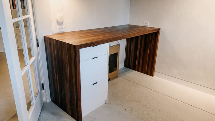 Walnut Desk Units