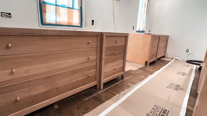 White Oak Cabinets