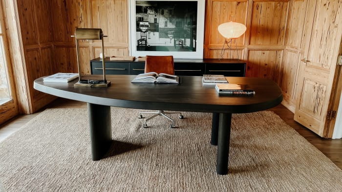 Grayed Walnut Desk