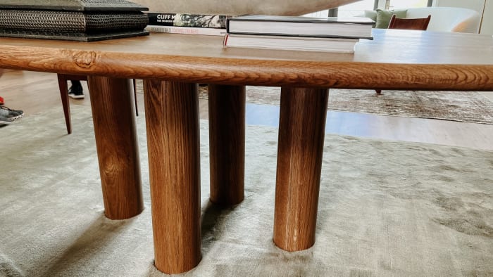 Oak Table with Smooth Finish